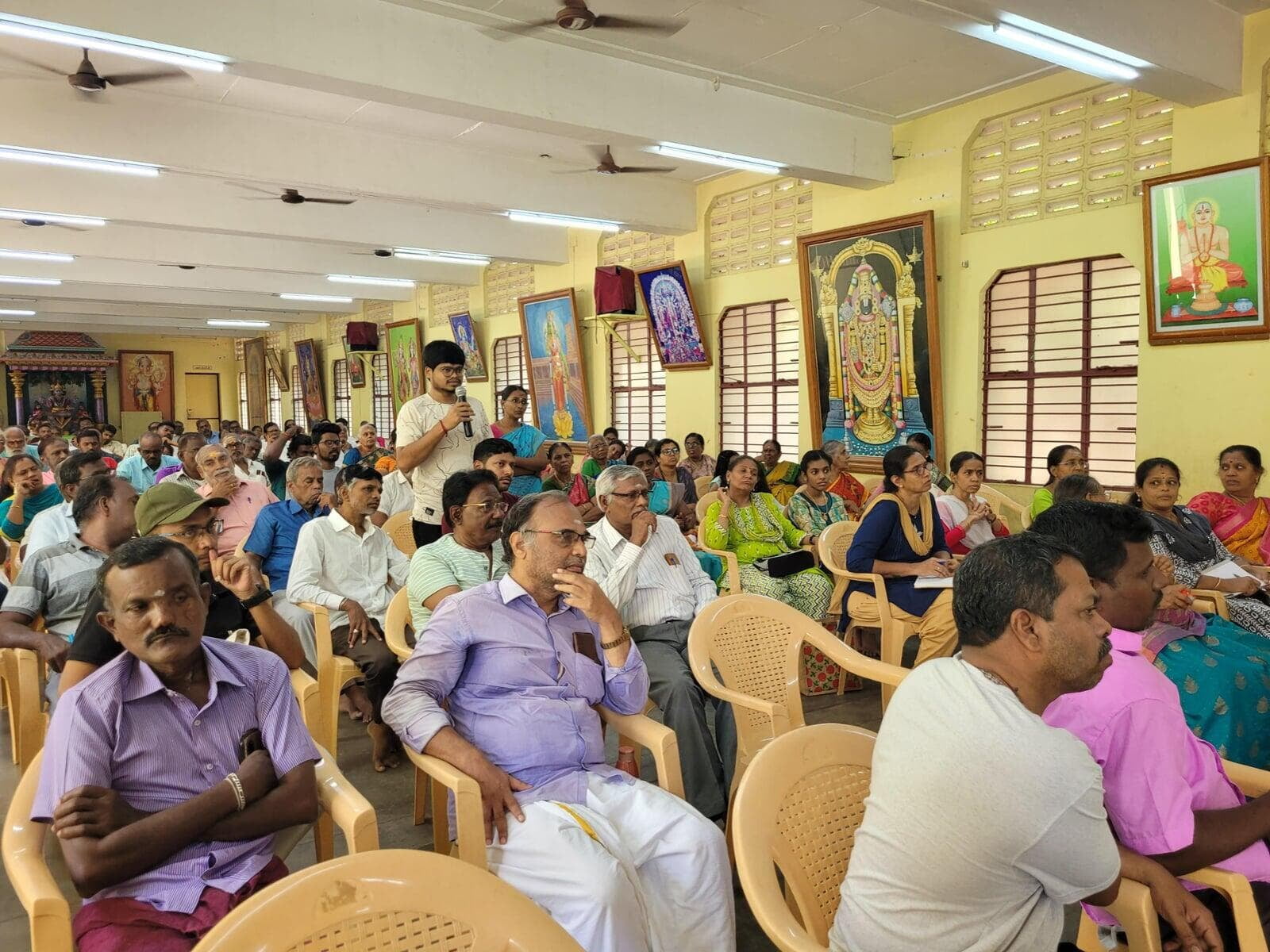 Participants at health awareness camp