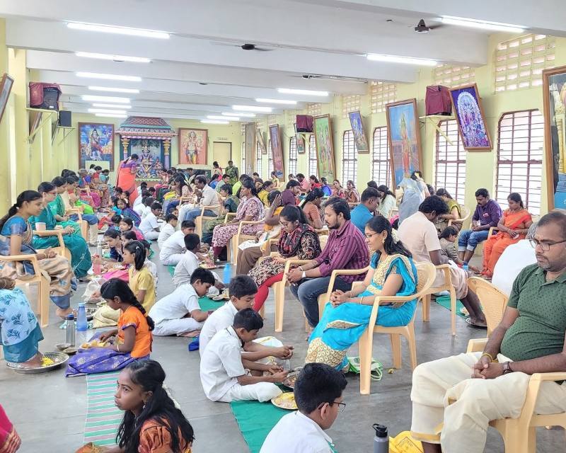 Matru Puja Celebrated at Sarada Vidyalaya