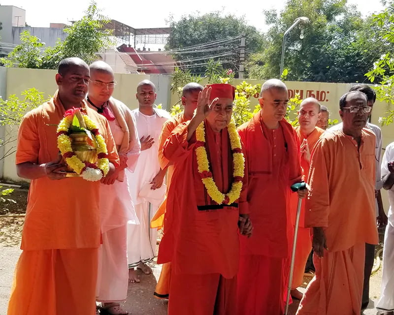 Visit of Srimat Swami Gautamanandaji  Maharaj
